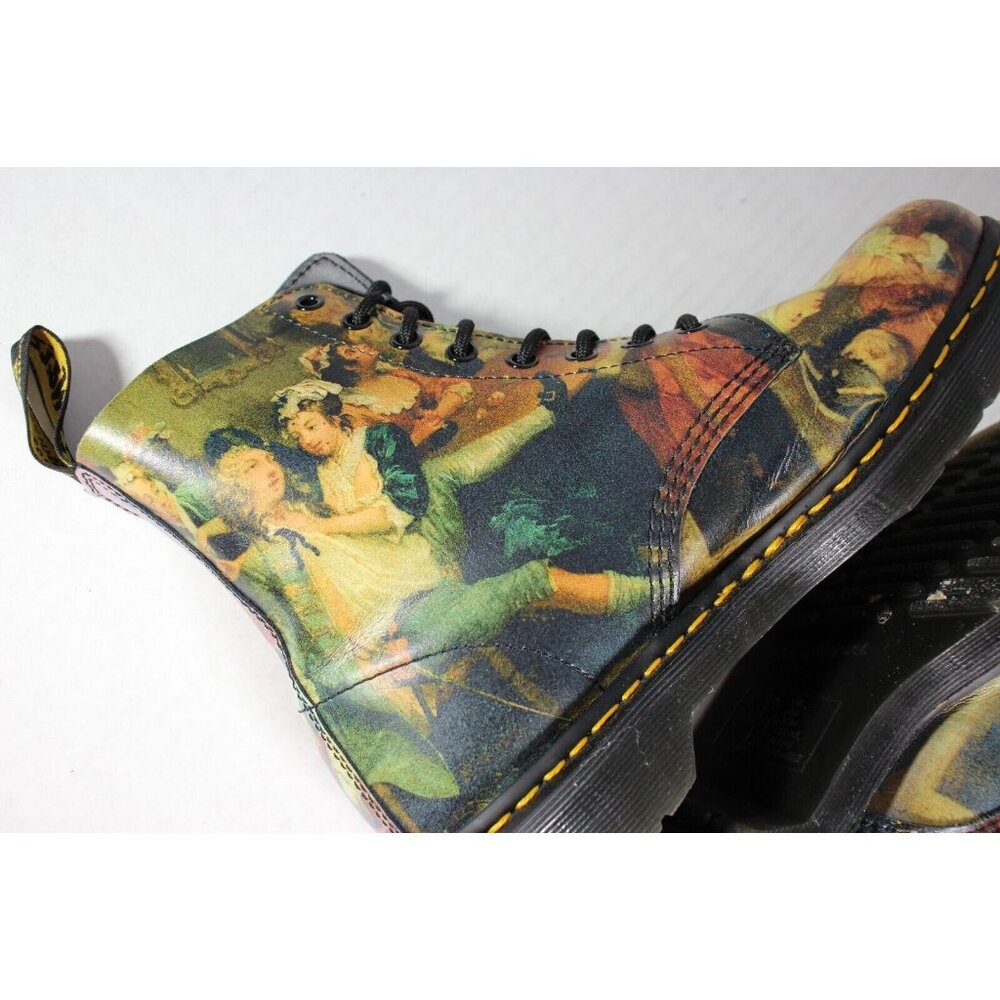 Dr. Martens Hogarth Renaissance Musuem Pascal 1460 Boots Mens 9 RARE F1046 - Picture 7 of 12